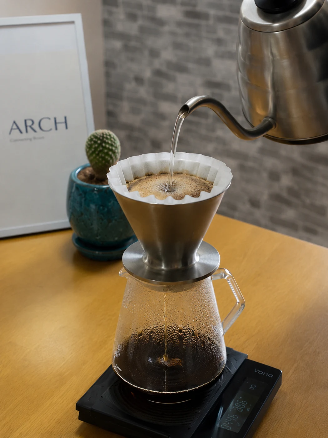 ARCHで一杯ずつ丁寧に淹れる自家焙煎コーヒー